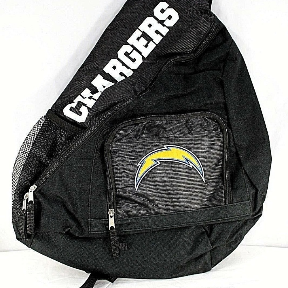 Los Angeles Chargers Sling Backpack Teardrop Black